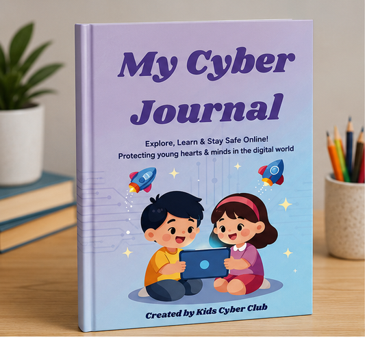My Cyber Journal — an online safety activity journal for kids aged 7 to 12